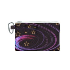 Background Abstract Star Canvas Cosmetic Bag (small) by Dutashop