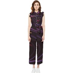 Background Abstract Star Women s Frill Top Jumpsuit by Dutashop