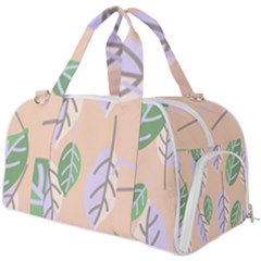 Leaf Pink Burner Gym Duffel Bag by Dutashop