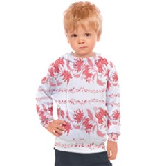 Folk Ornament Kids  Hooded Pullover by Eskimos