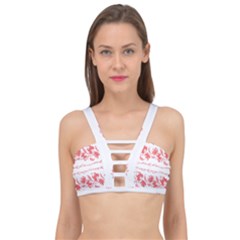 Folk Ornament Cage Up Bikini Top by Eskimos
