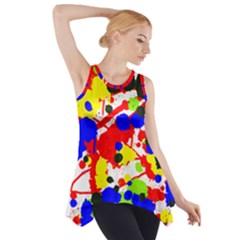 Colorfull Side Drop Tank Tunic by Saptagram