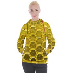 Hexagon Windows Women s Hooded Pullover by essentialimage365