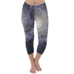 Spiral Galaxy Capri Winter Leggings  by ExtraAwesomeSauce
