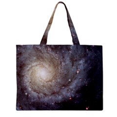 Spiral Galaxy Zipper Mini Tote Bag by ExtraAwesomeSauce