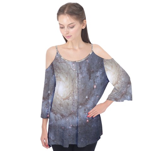 Spiral Galaxy Flutter Tees by ExtraAwesomeSauce