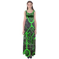 Tech Empire Waist Maxi Dress by ExtraAwesomeSauce