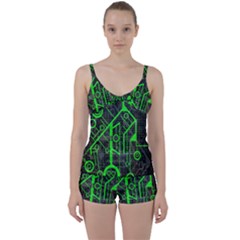 Tech Tie Front Two Piece Tankini by ExtraAwesomeSauce