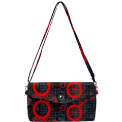 Tech - Red Removable Strap Clutch Bag by ExtraAwesomeSauce