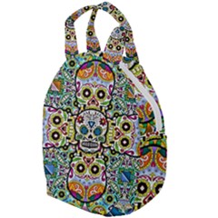 Sugar Skulls Pattern Travel Backpacks by ExtraAwesomeSauce