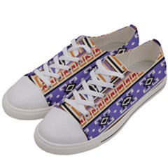 Native American Pattern Women s Low Top Canvas Sneakers by ExtraAwesomeSauce