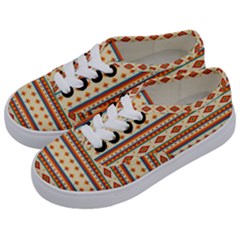 Native American Pattern Kids  Classic Low Top Sneakers by ExtraAwesomeSauce