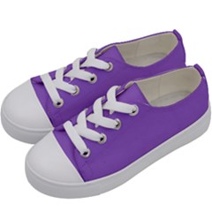 Amethyst Purple Kids  Low Top Canvas Sneakers by FashionLane