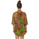Easter Egg Colorful Texture Open Front Chiffon Kimono View2