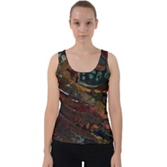 Abstract Art Velvet Tank Top by Dutashop