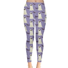 Halloween Ghost Bat Leggings  by Dutashop
