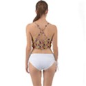 Sea Turtle Sea Life Pattern Mini Tank Bikini Top View2
