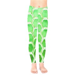 Hexagon Windows Kids  Leggings by essentialimage365