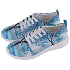 Crystal Blue Tree Men s Lightweight Sports Shoes by icarusismartdesigns
