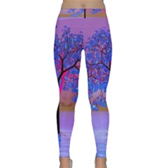 Tree Sunset Classic Yoga Leggings by icarusismartdesigns