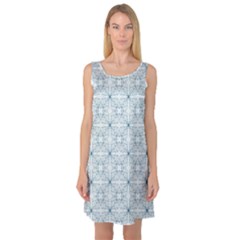 Tulip  Flower  Sleeveless Satin Nightdress by SychEva