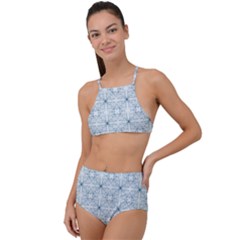 Tulip Flower Garden  High Waist Tankini Set by SychEva