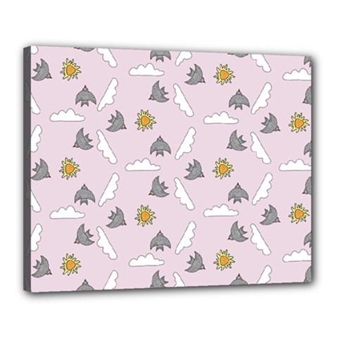 Birds In The Sky  Canvas 20  X 16  (stretched) by SychEva