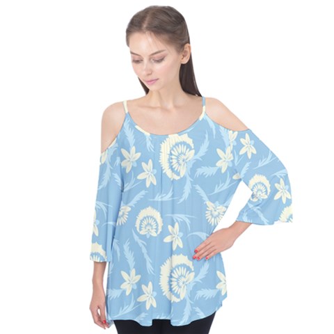 Blue Fantasy Flutter Tees by Eskimos