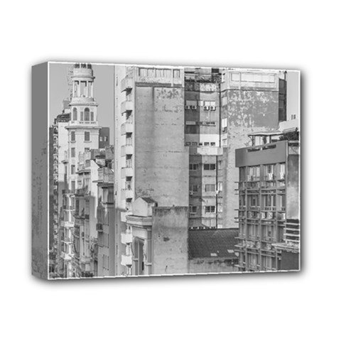 Aerial View Montevideo Uruguay Deluxe Canvas 14  X 11  (stretched) by dflcprintsclothing
