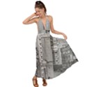 Aerial View Montevideo Uruguay Backless Maxi Beach Dress View1