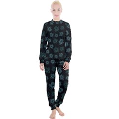 Blue Turtles On Black Women s Lounge Set by contemporary