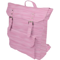 Pink Knitted Pattern Buckle Up Backpack by goljakoff