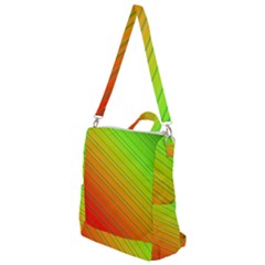 Orange Green Gradient Hunter Crossbody Backpack by Dutashop