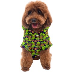 Smiley Background Smiley Grunge Dog Coat by Dutashop
