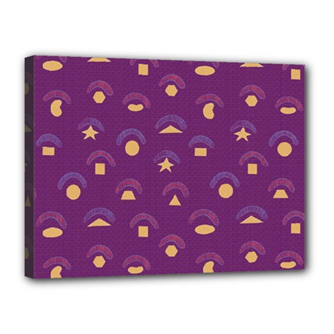 Geometric Figures Canvas 16  X 12  (stretched) by SychEva