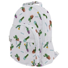 Cacti In Pots Rounded Multi Pocket Backpack by SychEva