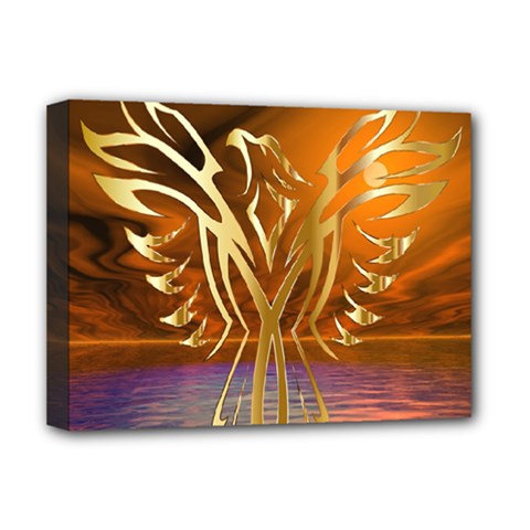 Pheonix Rising Deluxe Canvas 16  X 12  (stretched)  by icarusismartdesigns