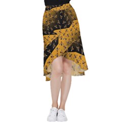 Pattern Abeilles Frill Hi Low Chiffon Skirt by kcreatif