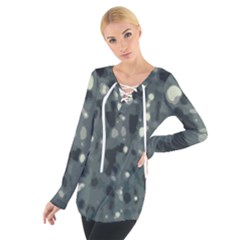 Abstract Texture Surface Print Tie Up Tee by dflcprintsclothing