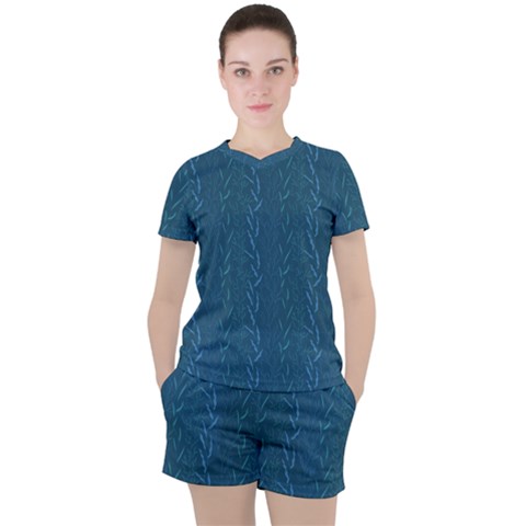 Algae And Aquatic Plants Women s Tee And Shorts Set by SychEva