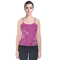 My Pour Cup Painting 1 Cbdoilprincess B85ce3ba-6b55-4b89-b882-d6eeb79129ac Velvet Spaghetti Strap Top by CBDOilPrincess1