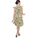 Folk floral pattern. Abstract flowers print. seamless pattern Tie Up Tunic Dress View2