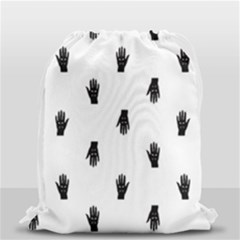 Vampire Hand Motif Graphic Print Pattern Drawstring Bag (small) by dflcprintsclothing