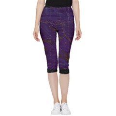 Maine Usgs Historical Map Abol Pond 104859 1988 24000 Inversion Restoration Inside Out Lightweight Velour Capri Leggings  by WetdryvacsLair