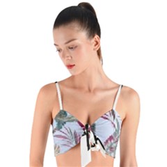 Spring/ Summer 2021 Woven Tie Front Bralet by tracikcollection