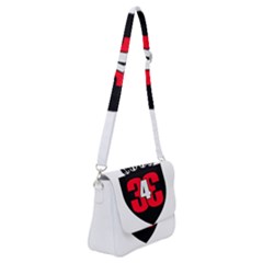 343 Logo Shoulder Bag With Back Zipper by 343Initiative