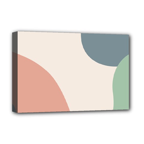 Abstract Shapes  Deluxe Canvas 18  X 12  (stretched) by Sobalvarro