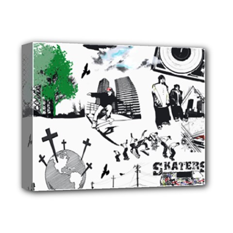 Skater-underground Deluxe Canvas 14  X 11  (stretched) by PollyParadise
