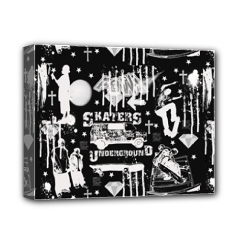 Skater-underground2 Deluxe Canvas 14  X 11  (stretched) by PollyParadise