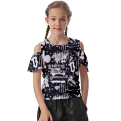 Skater-underground2 Kids  Butterfly Cutout Tee by PollyParadise